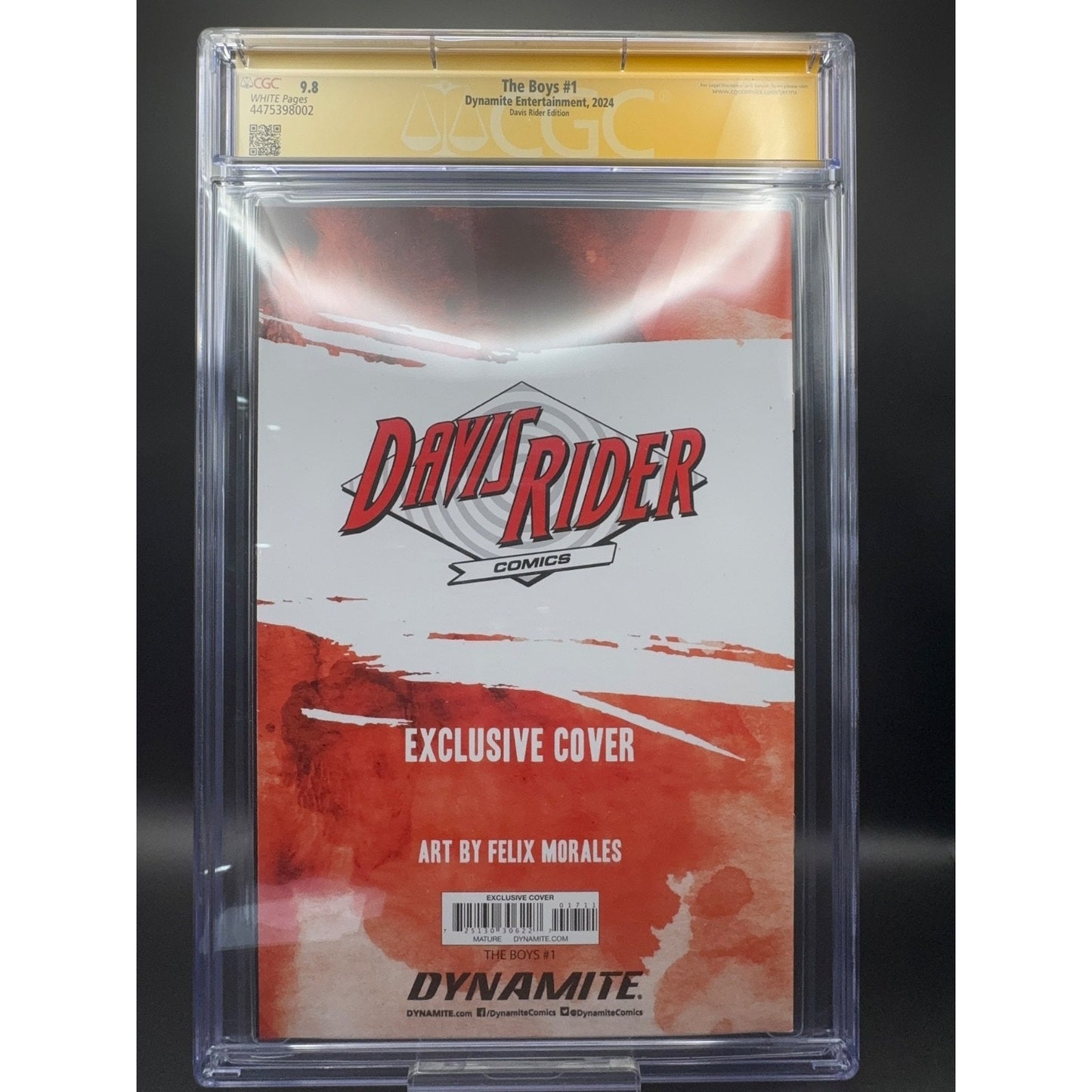 The Boys #1 Signed By Anthony Starr CGC 9.8 Reprint