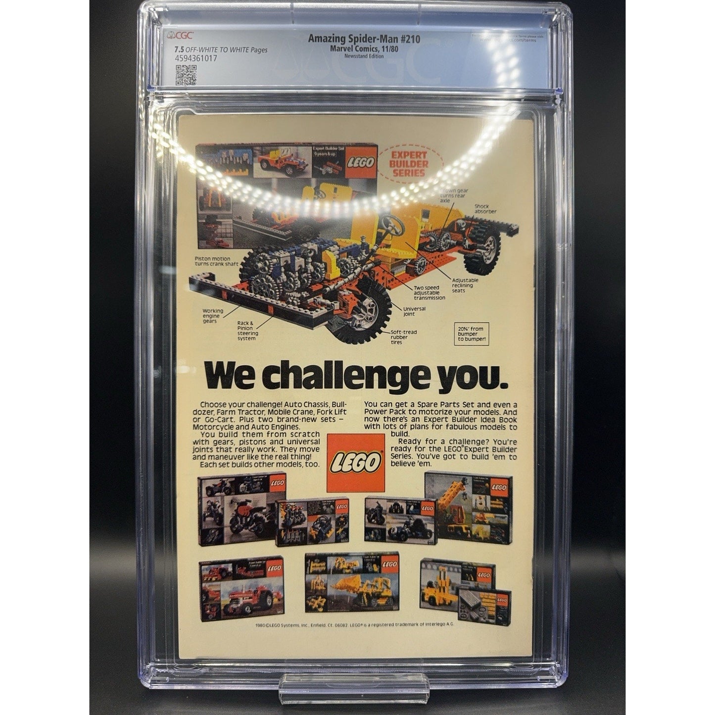 Amazing Spider-Man 210 CGC 7.5 Newsstand Copy 1st Madame Web