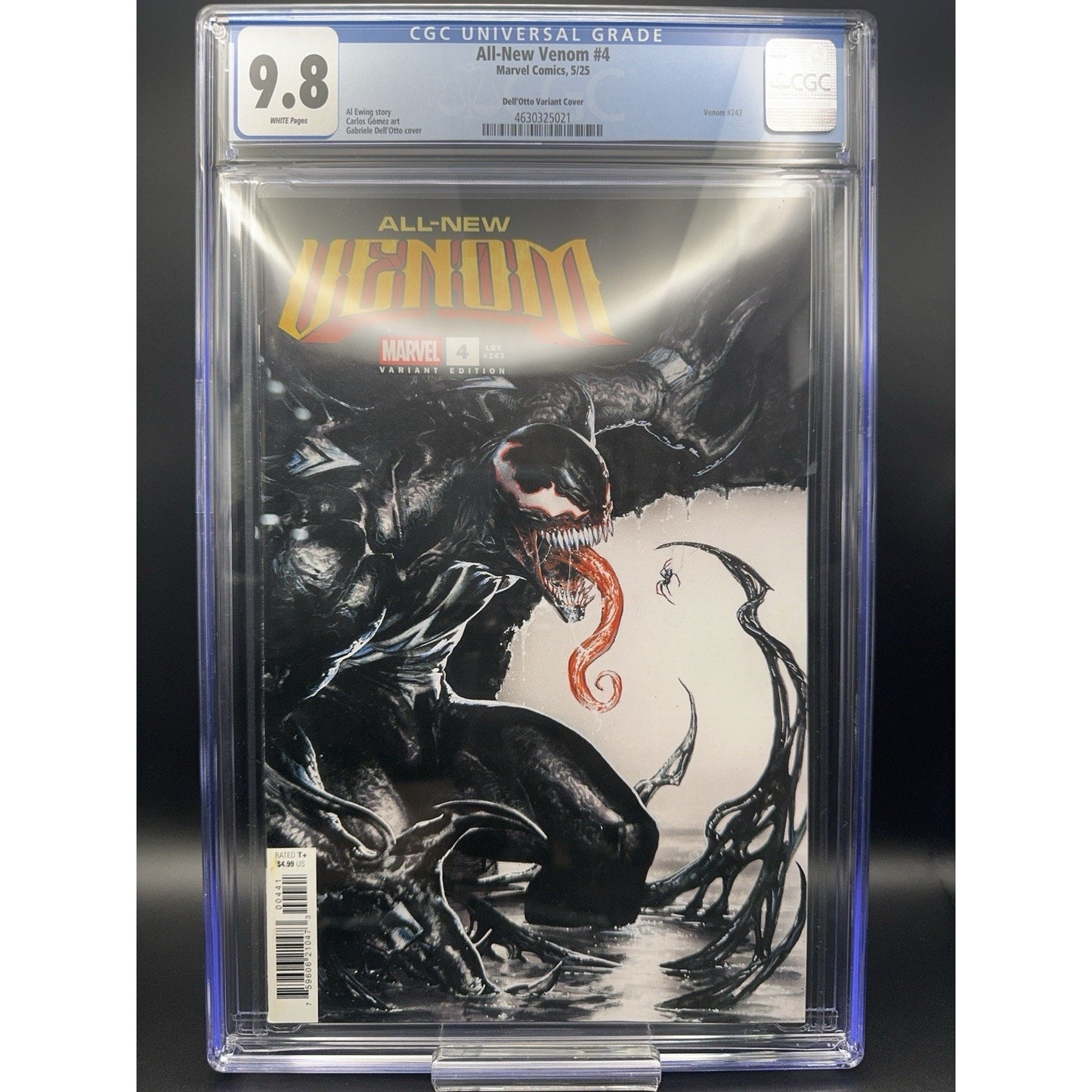 All-New Venom #4 – Dell’Otto Variant (2025) – CGC 9.8 – Marvel Comics