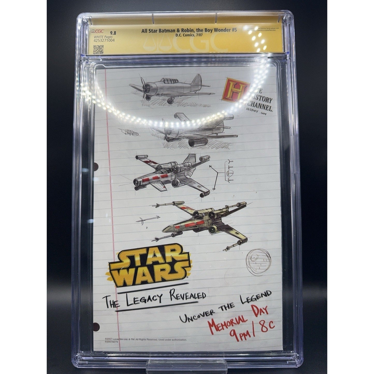 All Star Batman & Robin, the Boy Wonder #5 Lee CGC SS 9.8 Signed by Frank Miller