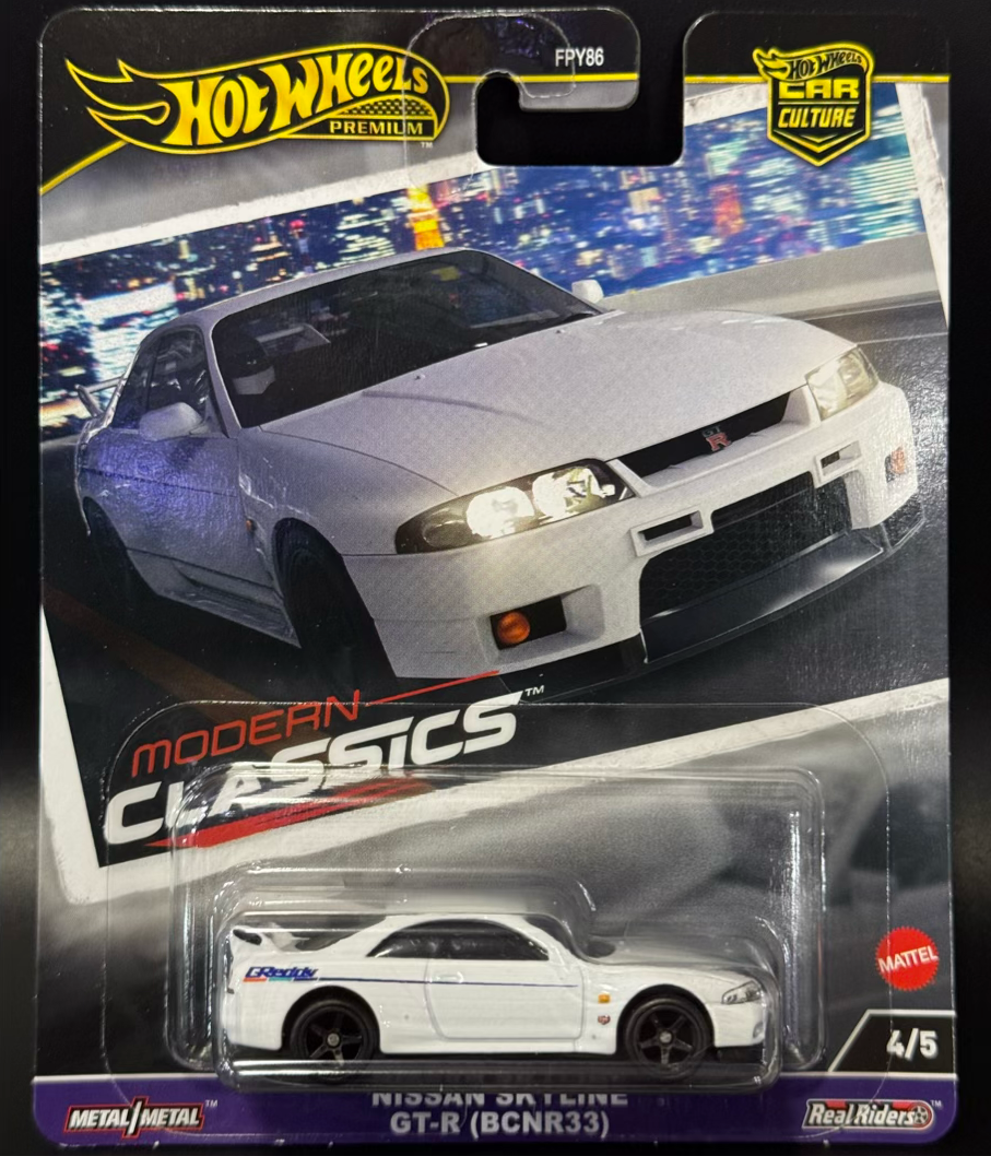 2024 Hot Wheels Premium Car Culture Modern Classics - Nissan GT-R (BNCR33)