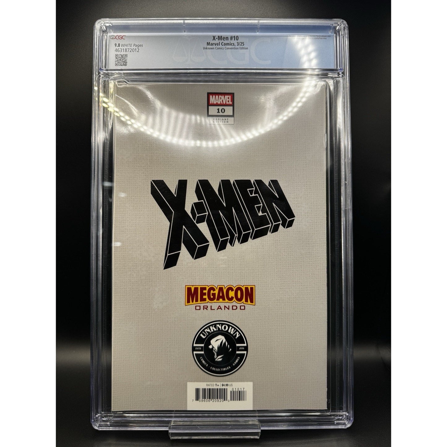 X-MEN #10 CGC 9.8 Foil Variant Kaare Andrews Megacon Psylocke Cover Marvel