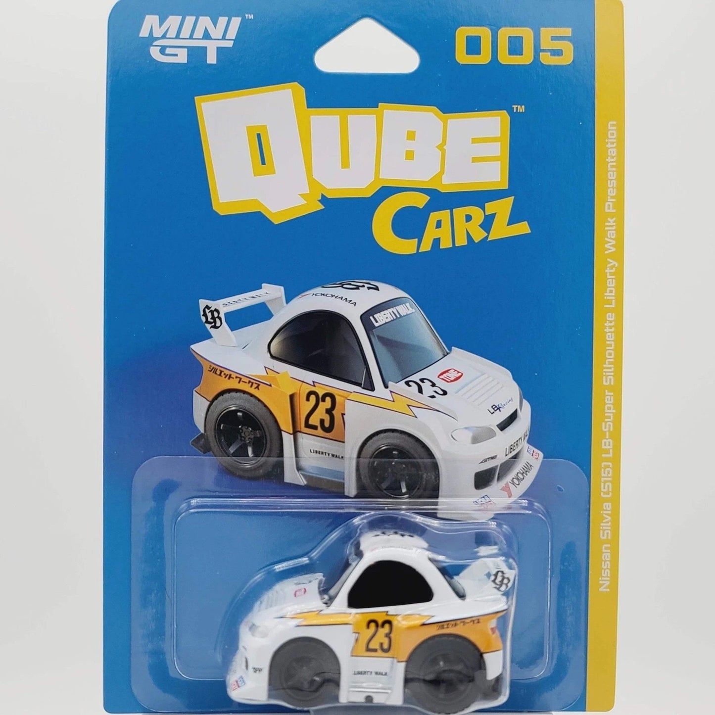 Mini GT Qube Carz LBWK S1 - Nissan LB-Super Silhouette S15 SILVIA Presentation