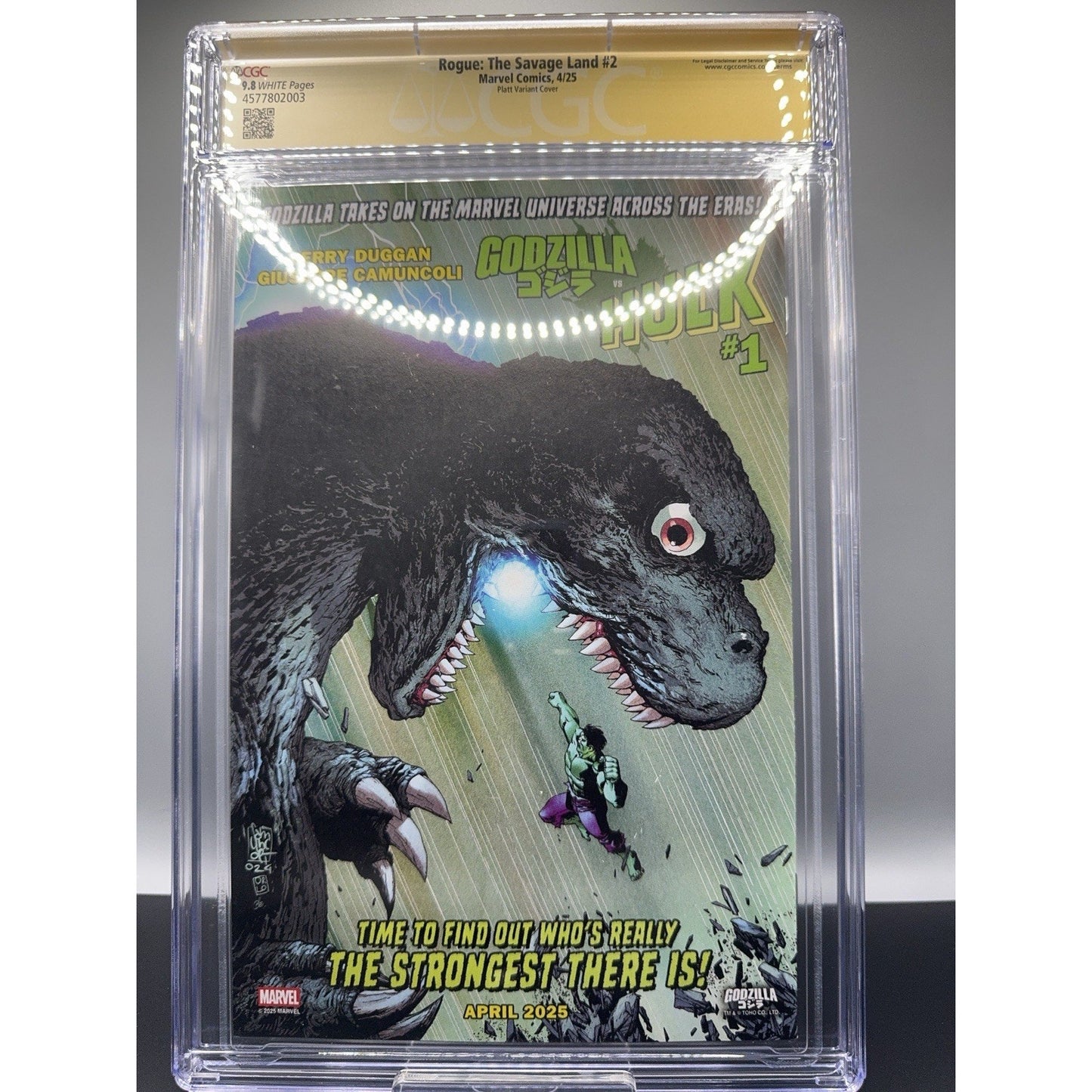 Rogue: The Savage Land #2 • CGC SS 9.8 • Signed By Stephen Platt & Tim Seeley