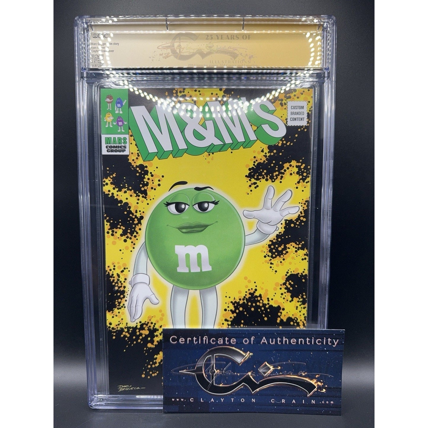 Spider-Man & Wolverine #1 Variant CGC 9.8 SS Clayton Crain Signed Marvel Comics