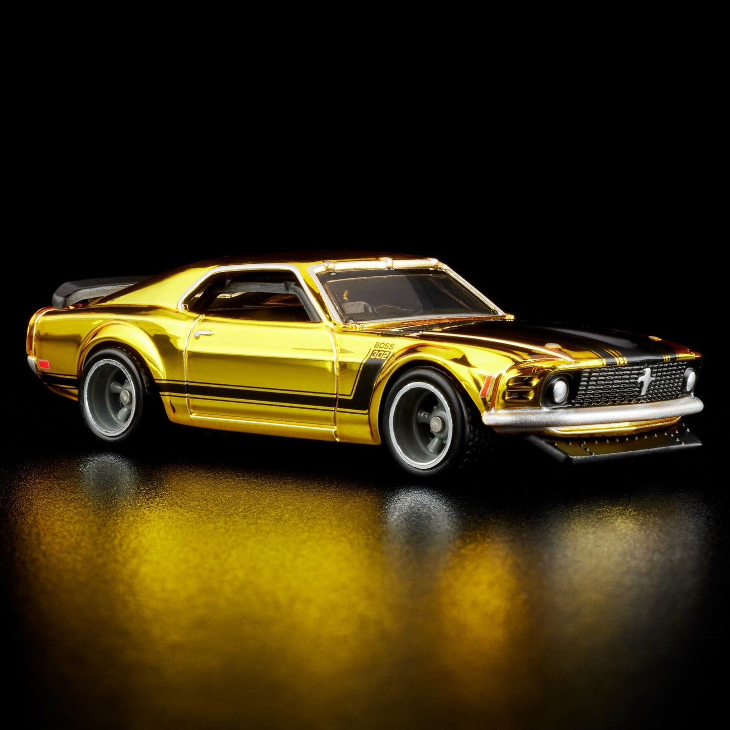 Hot Wheels RLC Exclusive 1970 Ford Mustang Boss 302 - Gold