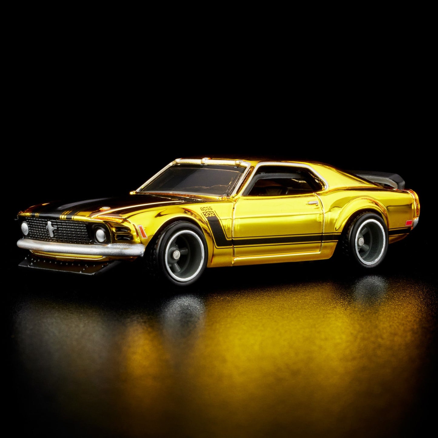 Hot Wheels RLC Exclusive 1970 Ford Mustang Boss 302 - Gold