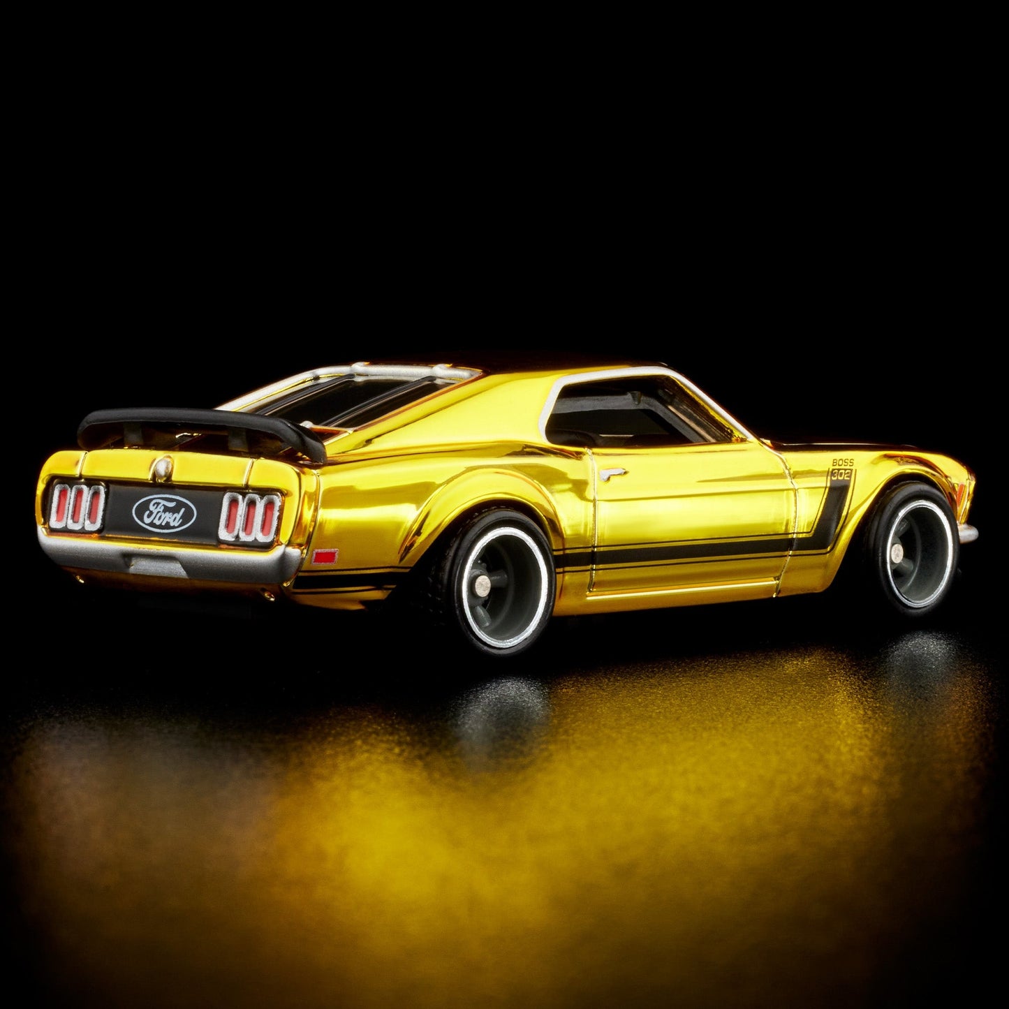 Hot Wheels RLC Exclusive 1970 Ford Mustang Boss 302 - Gold