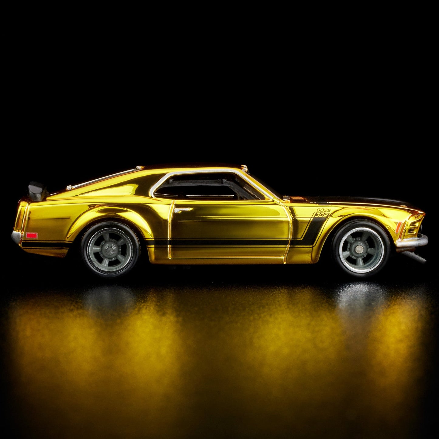 Hot Wheels RLC Exclusive 1970 Ford Mustang Boss 302 - Gold