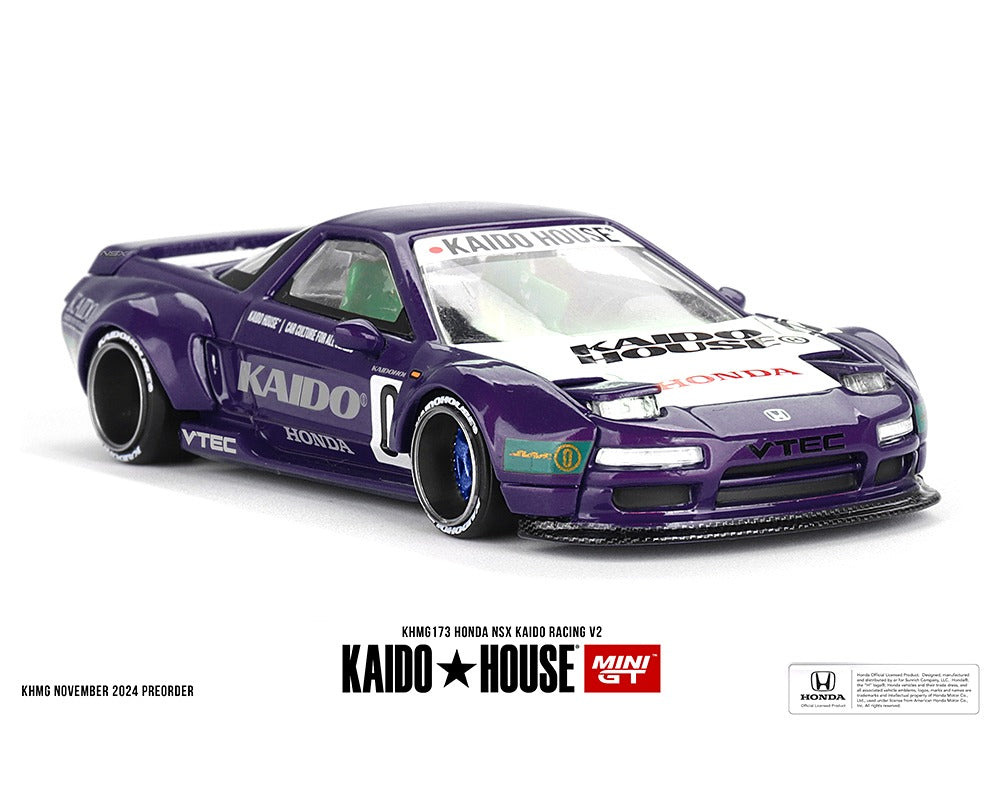 Kaido House x Mini GT 1:64 Honda NSX Kaido Racing V2 – Purple