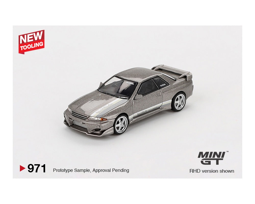 (COMING SOON) Mini GT 1:64 Nissan Skyline GT-R (R32) Veilside Combat C-I – Grey