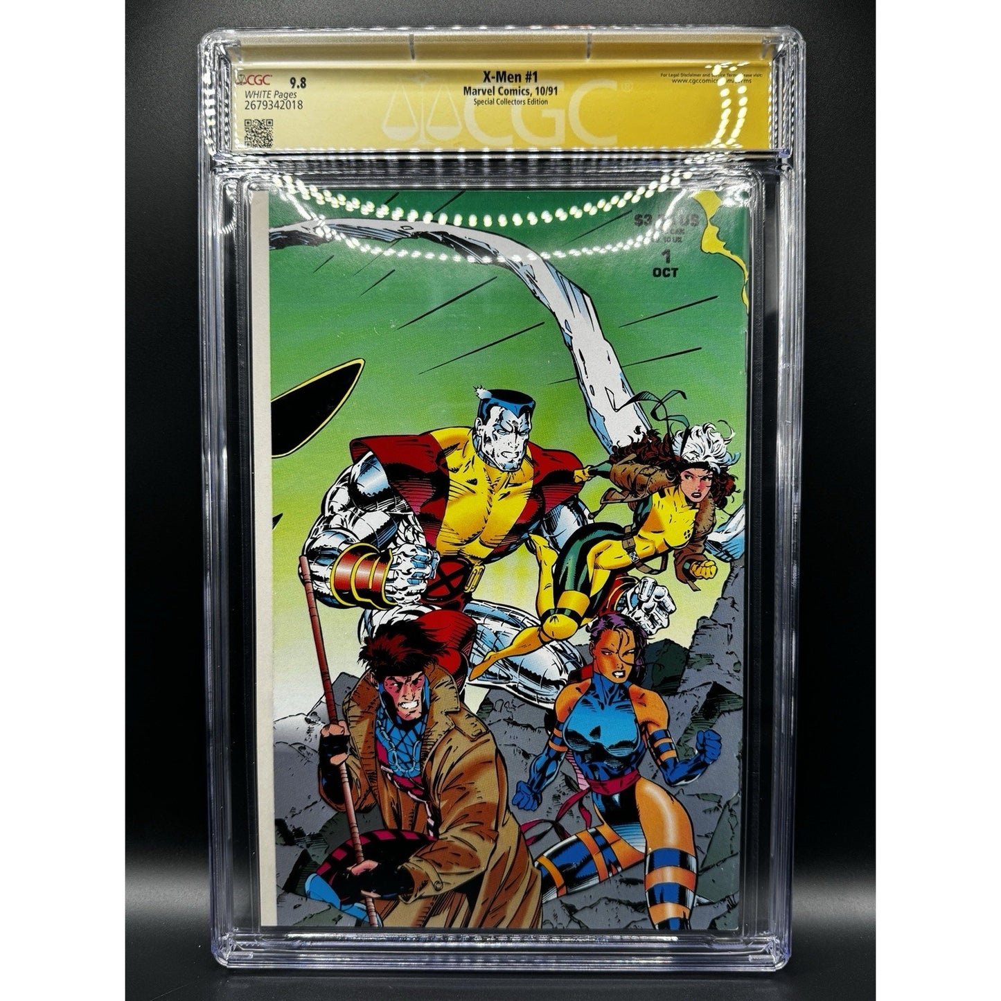 X-Men #1 CGC 9.8 SS Signed by Scott Williams Marvel 1991 Collector’s Ed