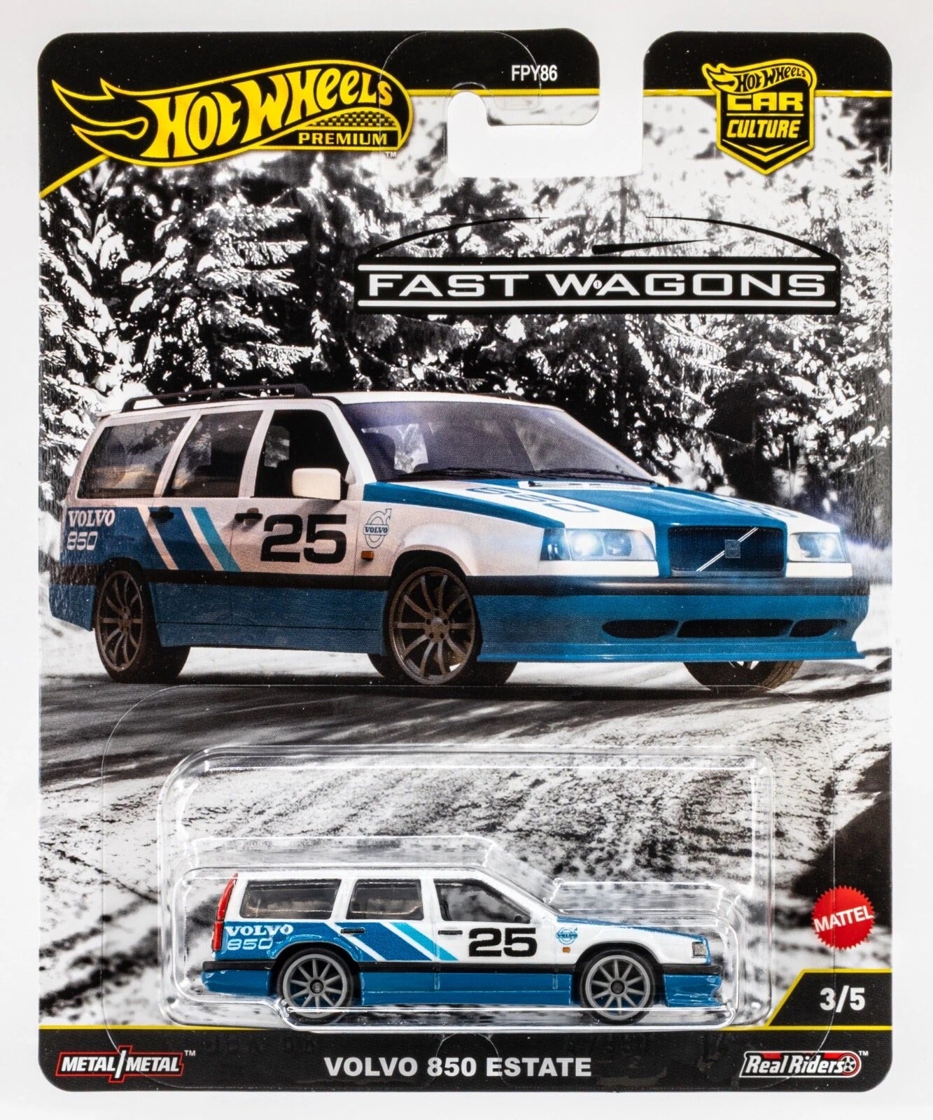 2025 Hot Wheels Premium Car Culture Fast Wagons - Full Set of 5 Cars