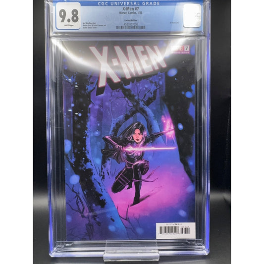 X-MEN #7 CGC 9.8 Jones Psylocke Cover
