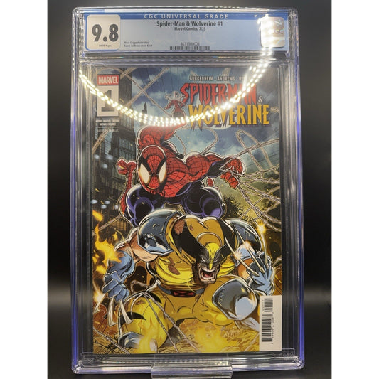 Spider-Man & Wolverine #1 Kaare Andrews Cover Variant - CGC 9.8