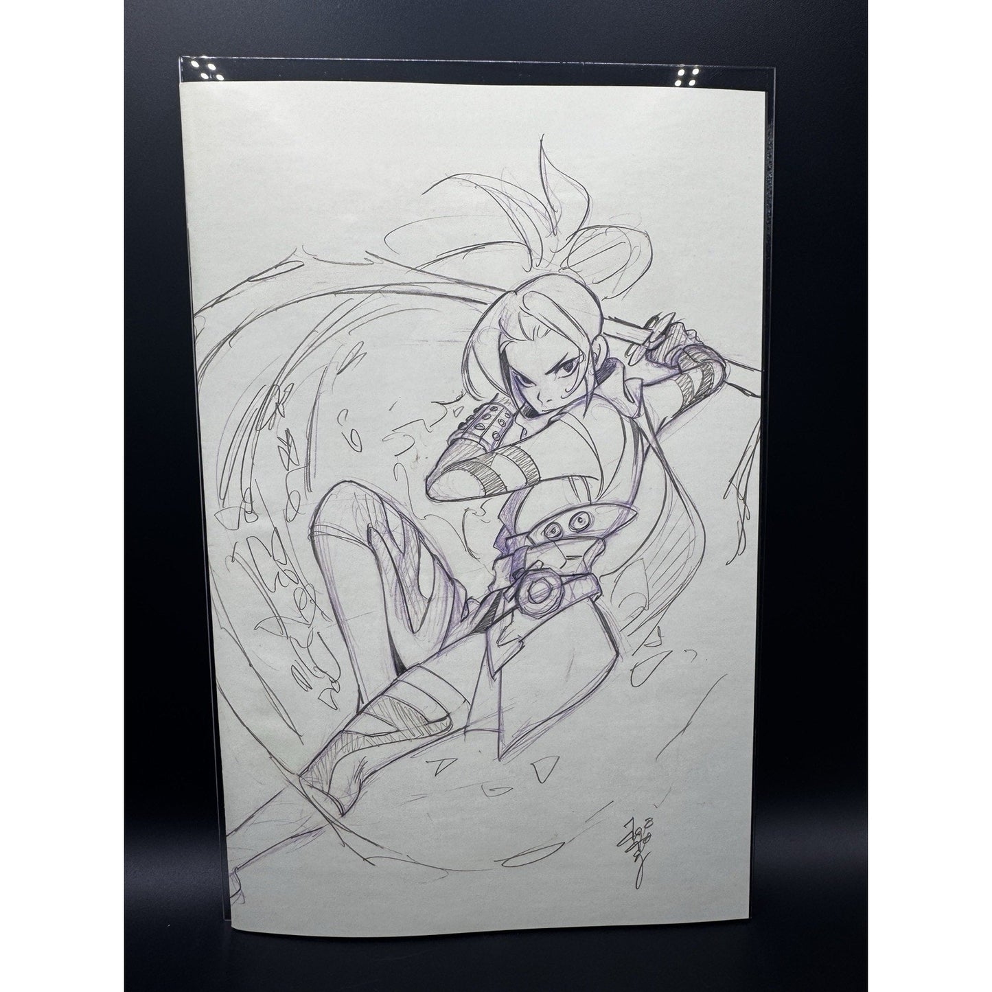 Marvel Rivals #1 SDCCPeach Momoko Psylocke Sketch LTD 700 2025 w/ COA