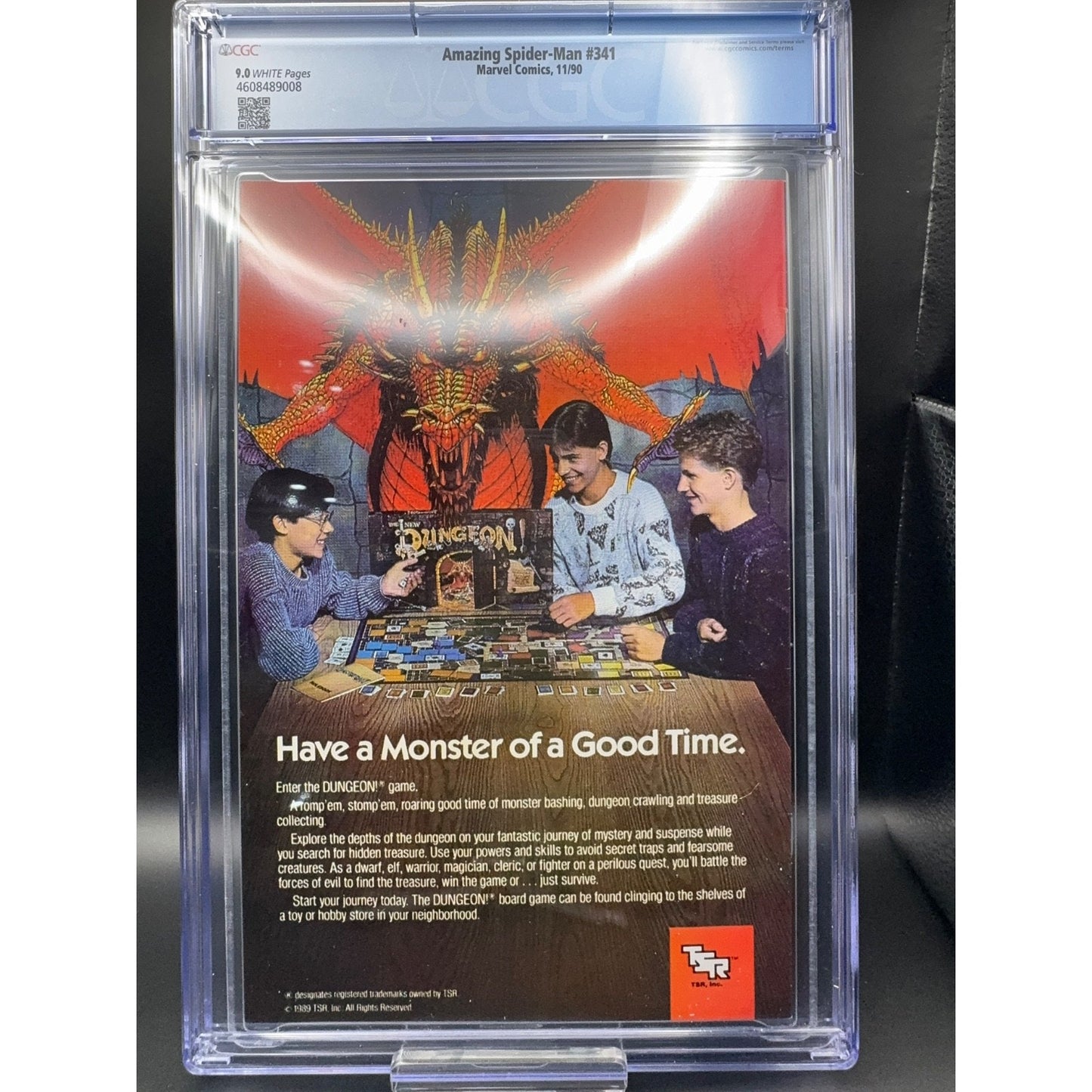 AMAZING SPIDER-MAN #341 CGC 9.0 White Pages