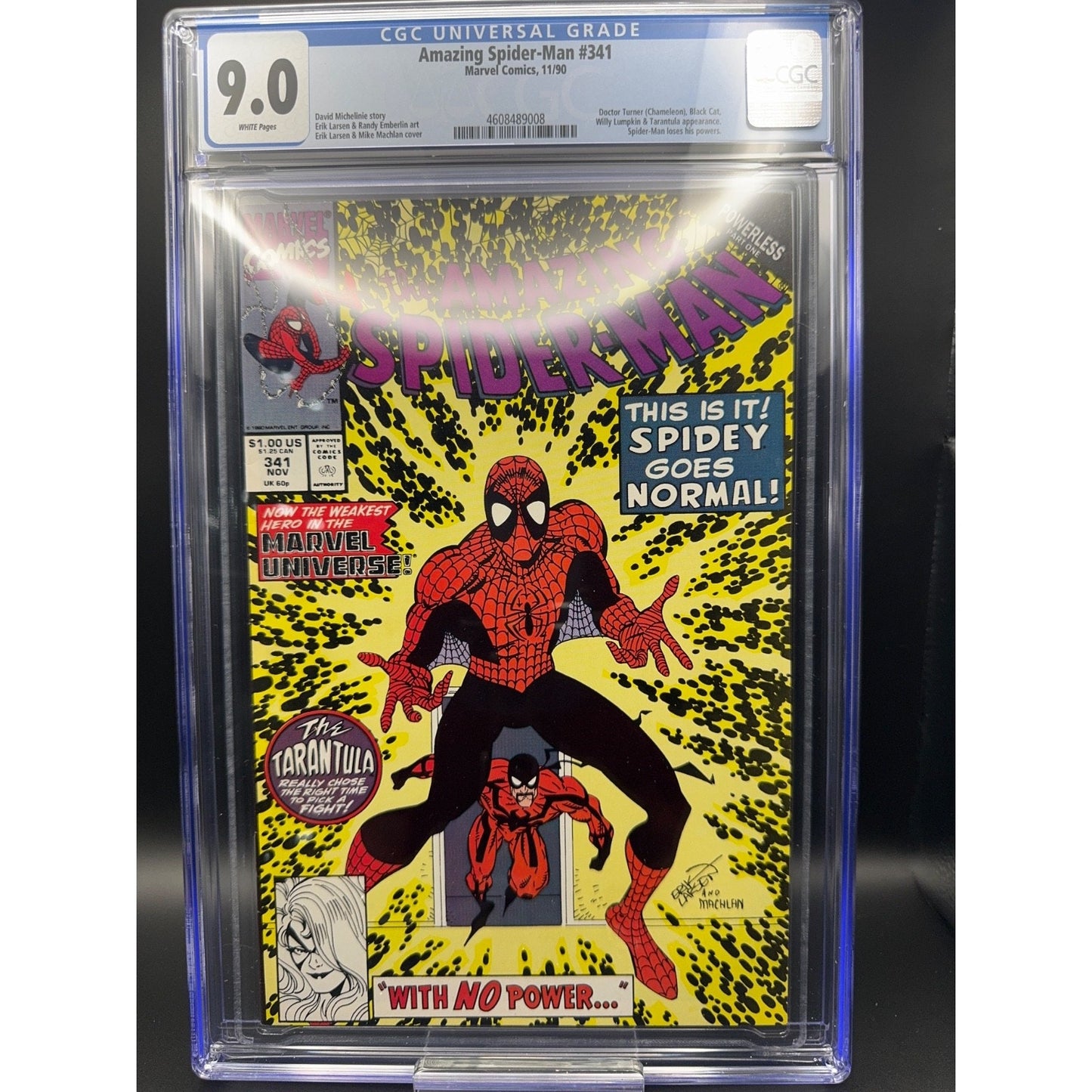 AMAZING SPIDER-MAN #341 CGC 9.0 White Pages