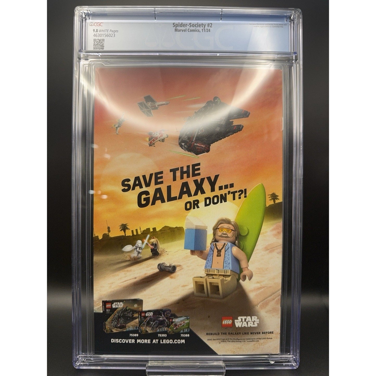 Spider Society Comic 2 First Print Cover A Woods 2024 - CGC 9.8