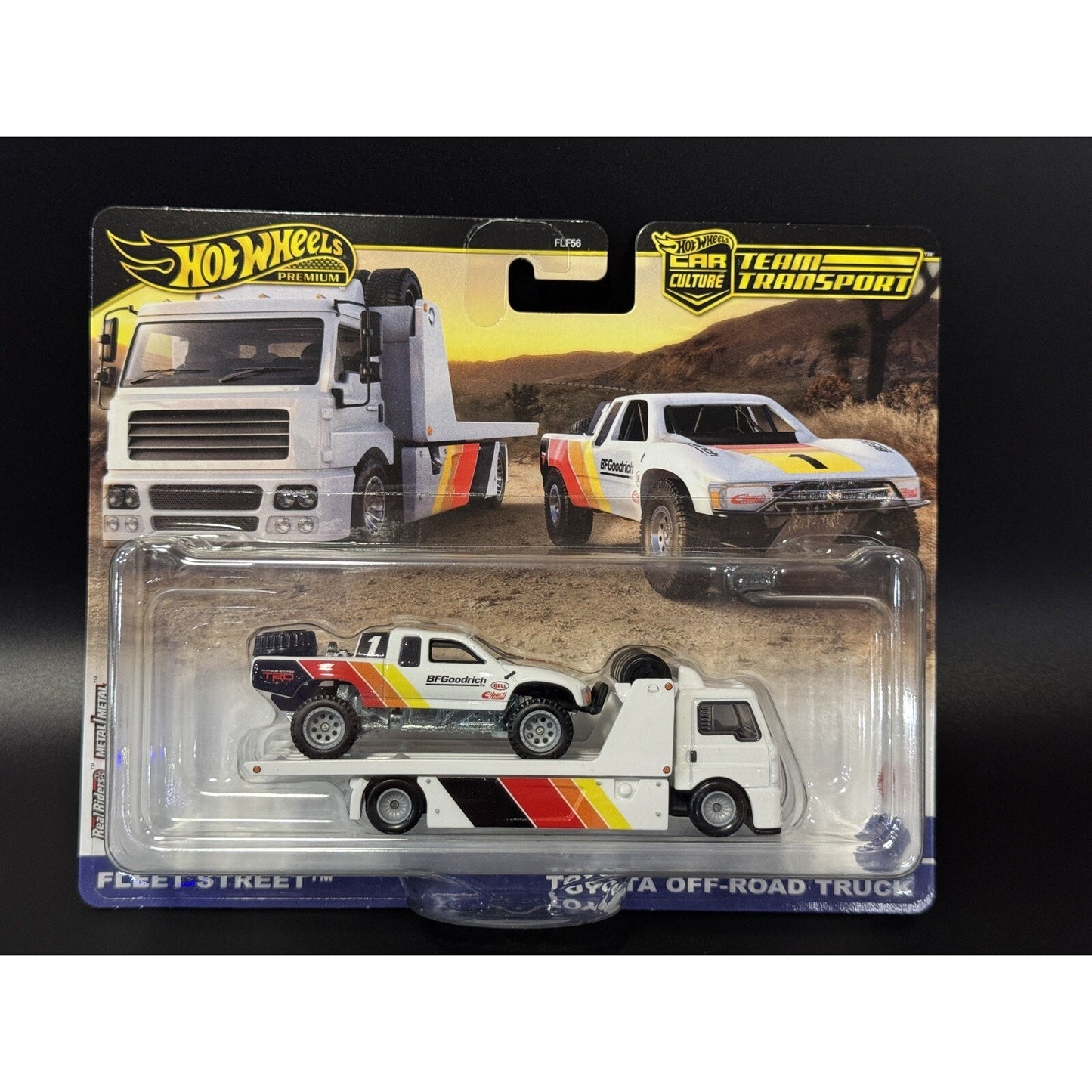 Hot Wheels 2024 Team Transport Toyota Off Road Truck TRD and Fleet Street 1/64