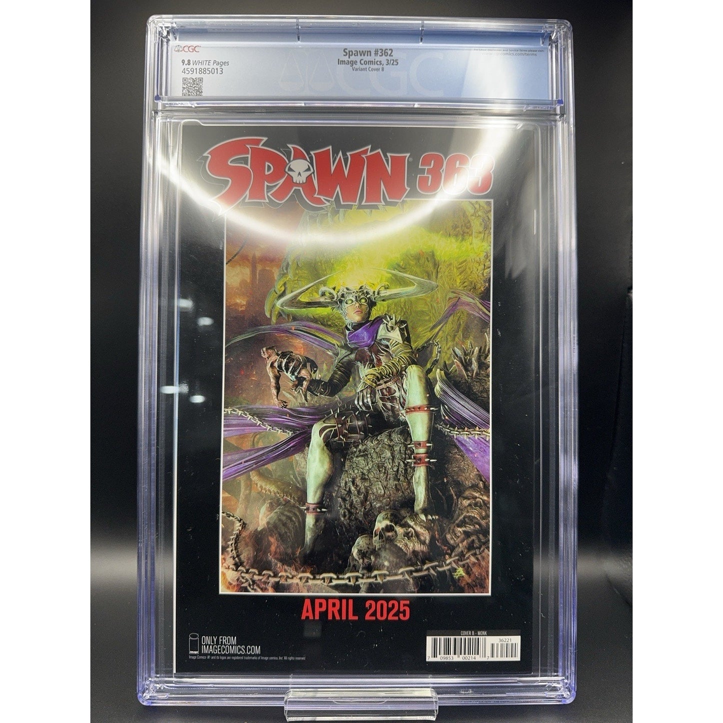 Spawn #362 CGC 9.8 * 2025 Image * Jeff Monk