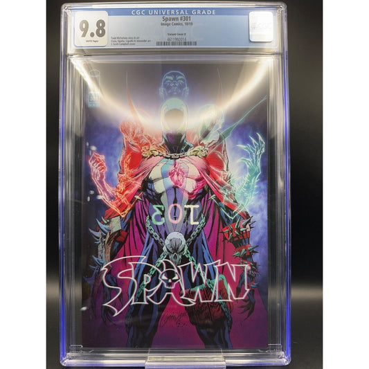 Spawn #301 J Scott Campbell Variant Cover O CGC 9.8
