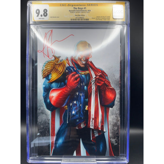 The Boys #1 Signed By Anthony Starr CGC 9.8 Reprint