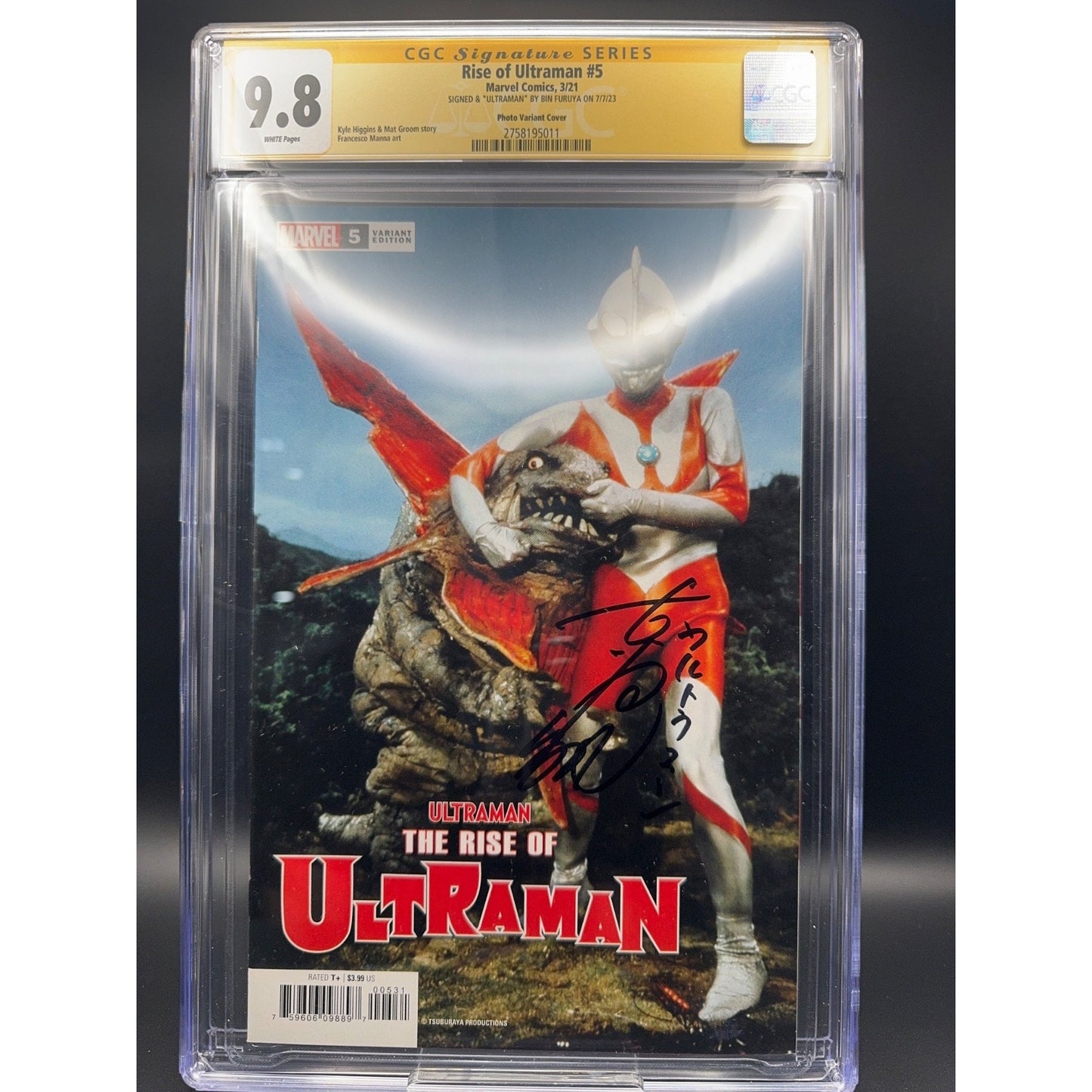 Rise of Ultraman #5 CGC SS 9.8 Signed by Bin Furuya