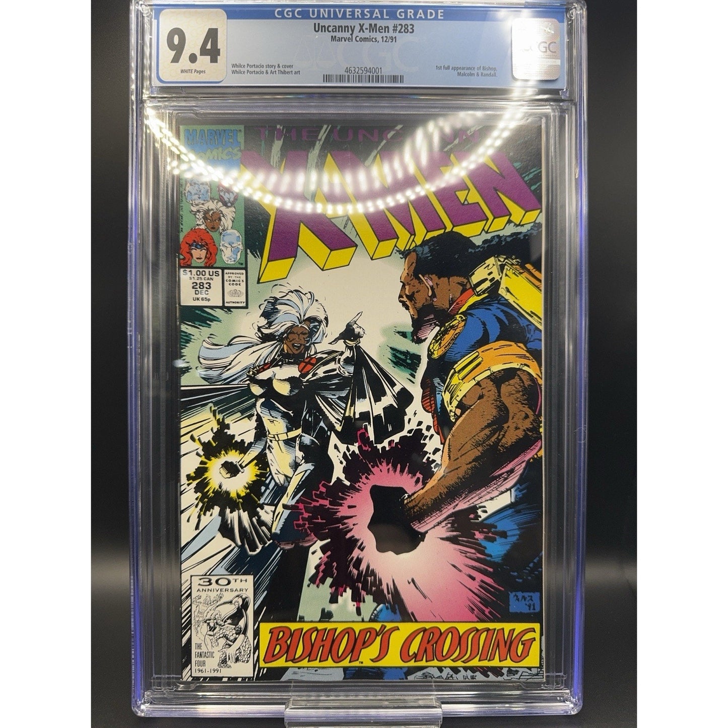 The Uncanny X-Men #283 (Marvel Comics December 1991) CGC 9.4