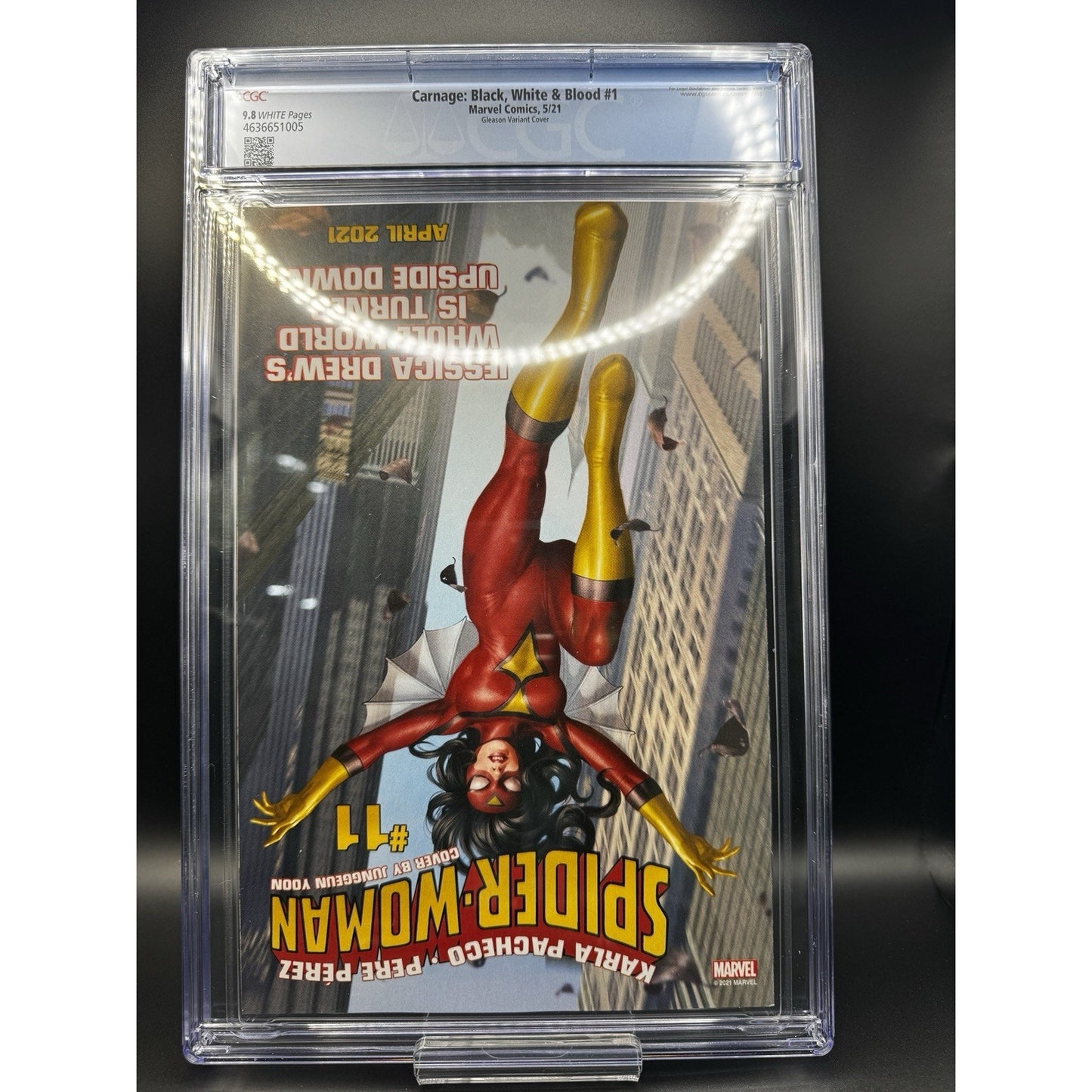 Carnage: Black White and Blood #1 CGC 9.8 Gleason Virgin Variant