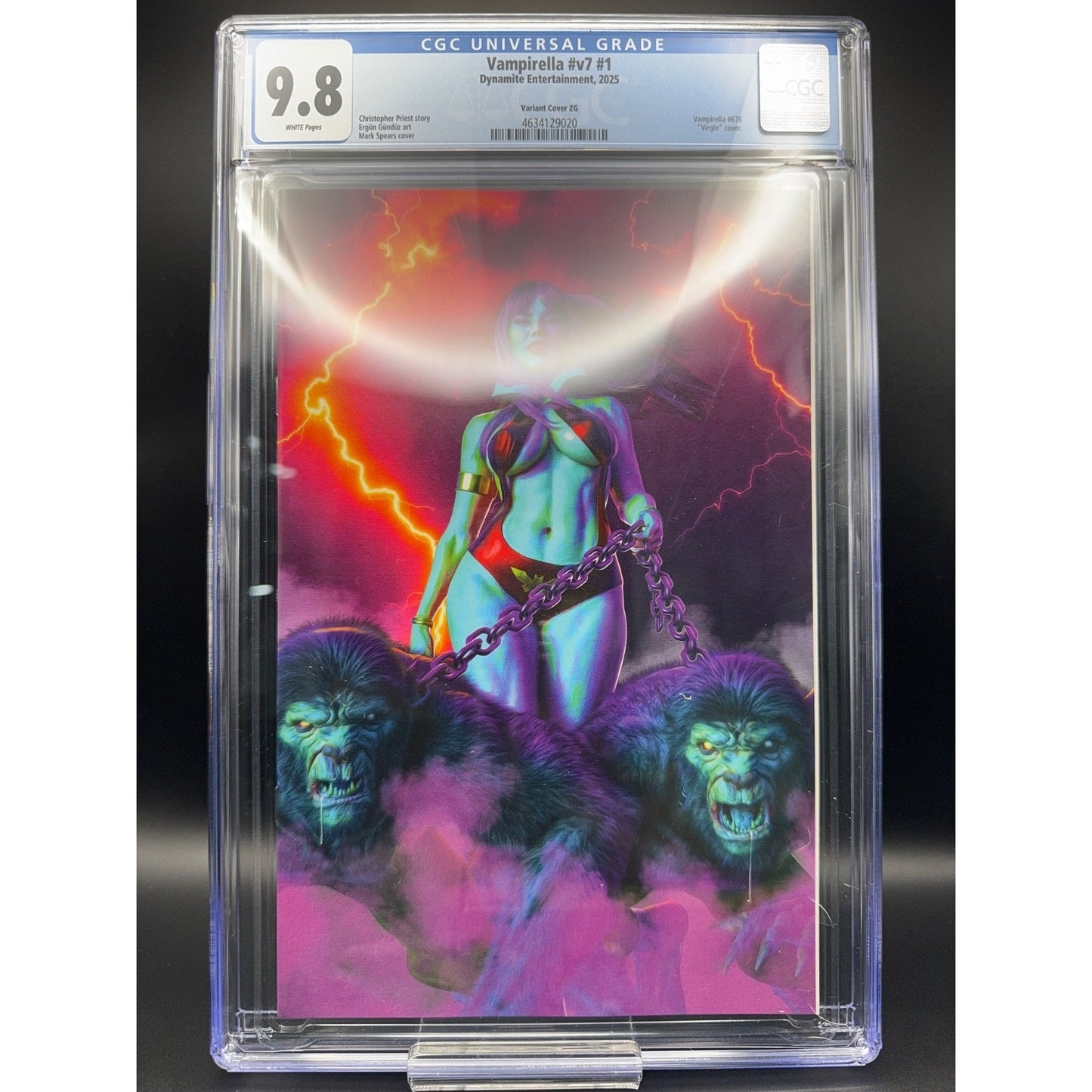 Vampirella v7 #1 - CGC 9.8 - Mark Spears Variant ZG - Dynamite Entertainment