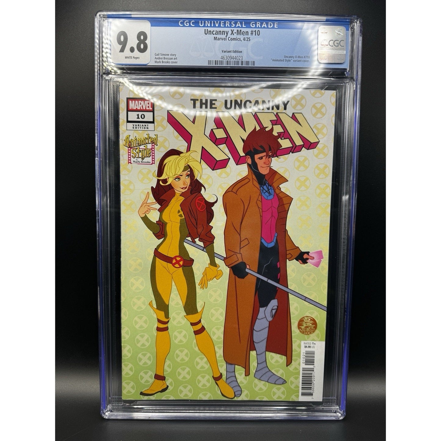 Uncanny X-Men #10 Mark Brooks Animated-Style Variant 2025 – CGC 9.8 – Marvel