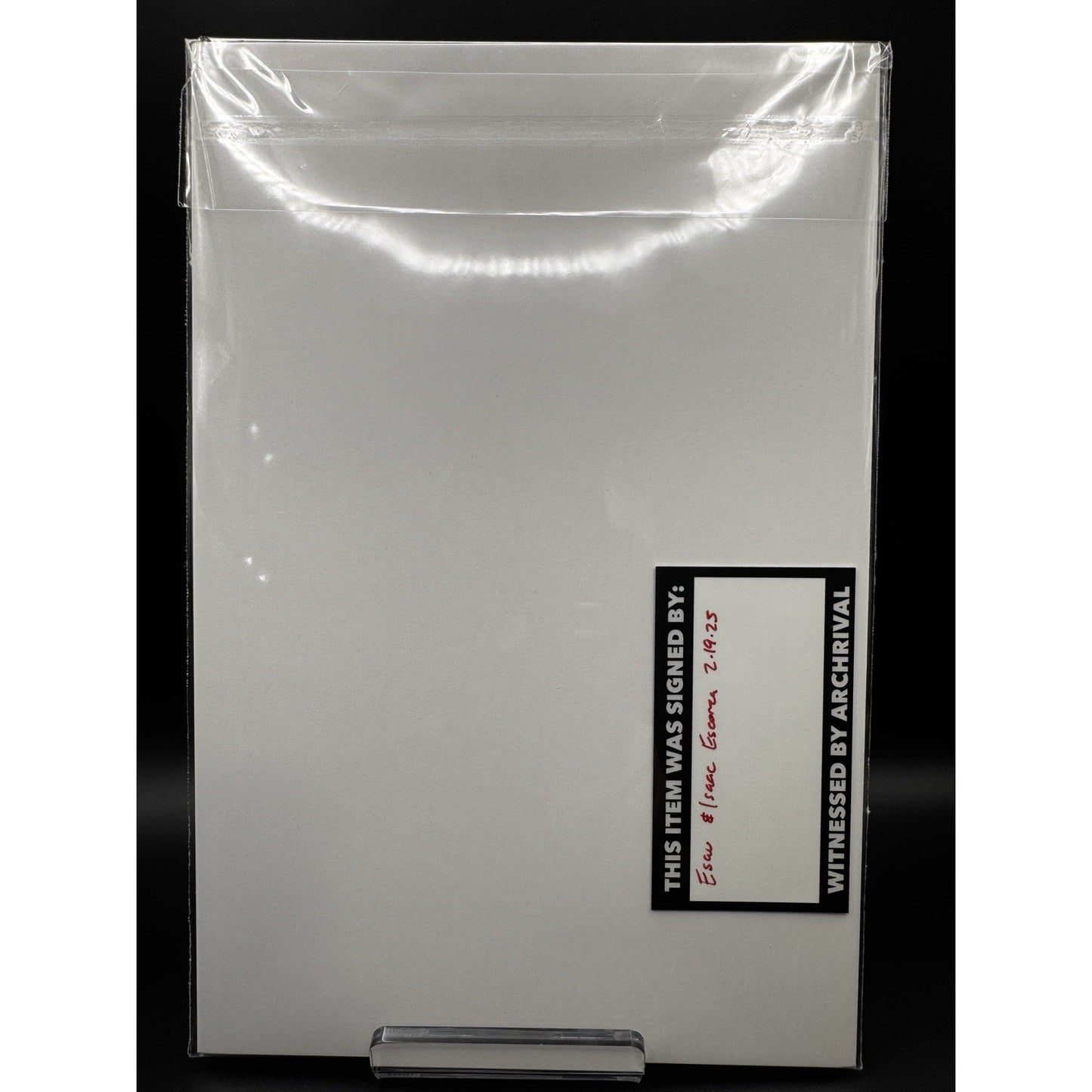 Eternals #1 Blank Variant Cover w/ Original Sketch & Signed Esau & Isaac Escorza