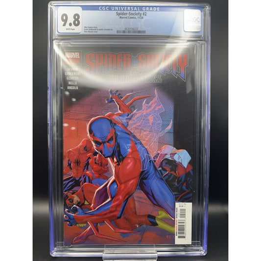 Spider Society Comic 2 First Print Cover A Woods 2024 - CGC 9.8
