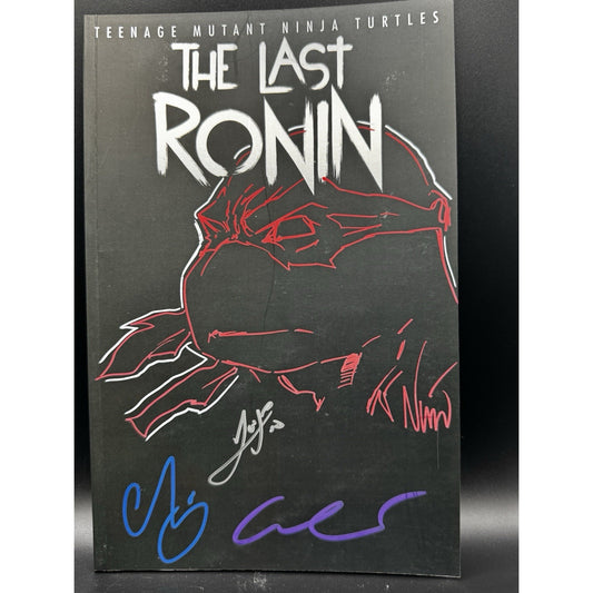 TMNT Last Ronin Original Sketch Cover by Eddie Nunez 4x SIGNED Escorza, Delgado