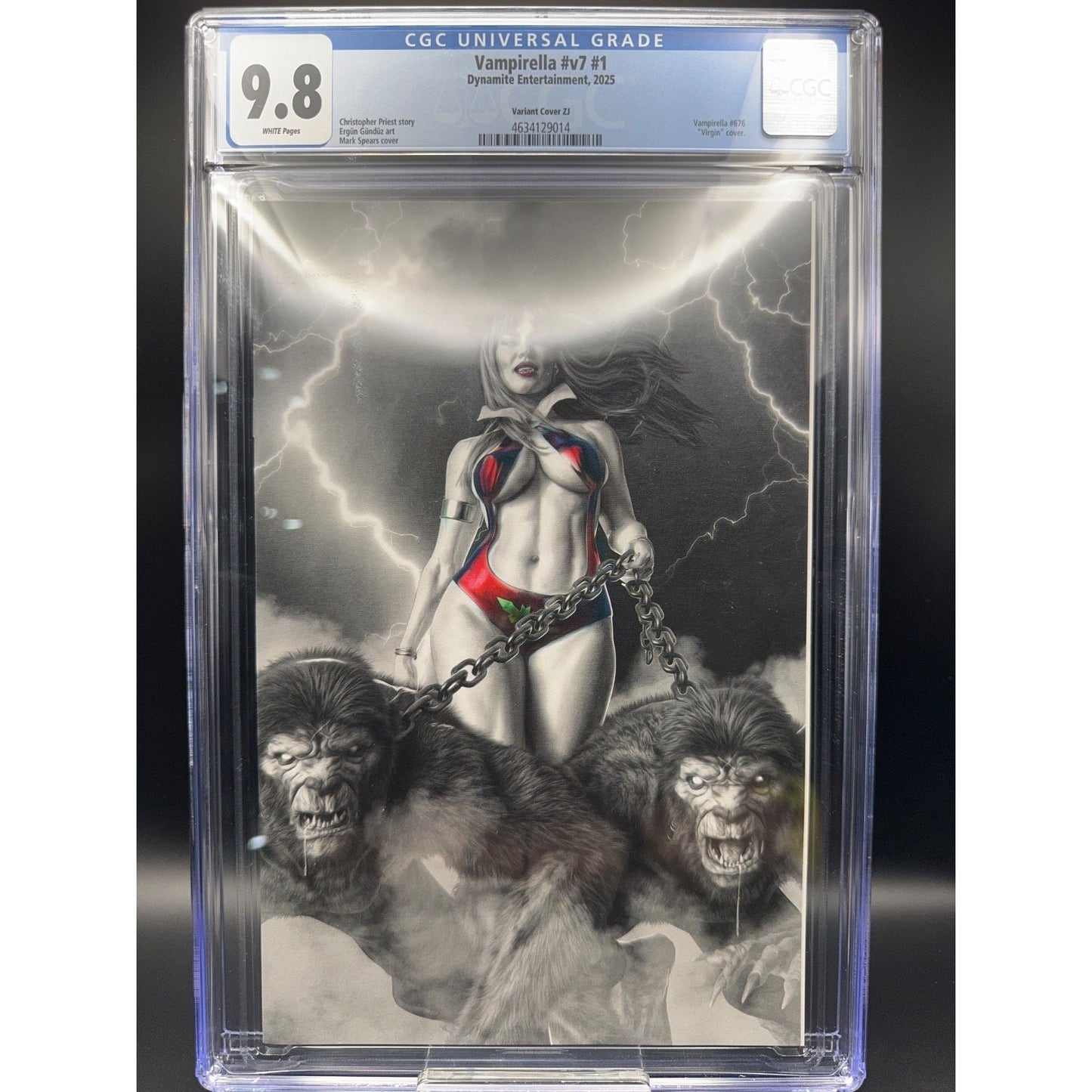 Vampirella v7 #1 - CGC 9.8 - Mark Spears Variant ZJ - Dynamite Entertainment