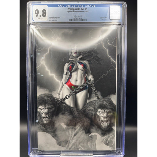 Vampirella v7 #1 - CGC 9.8 - Mark Spears Variant ZJ - Dynamite Entertainment