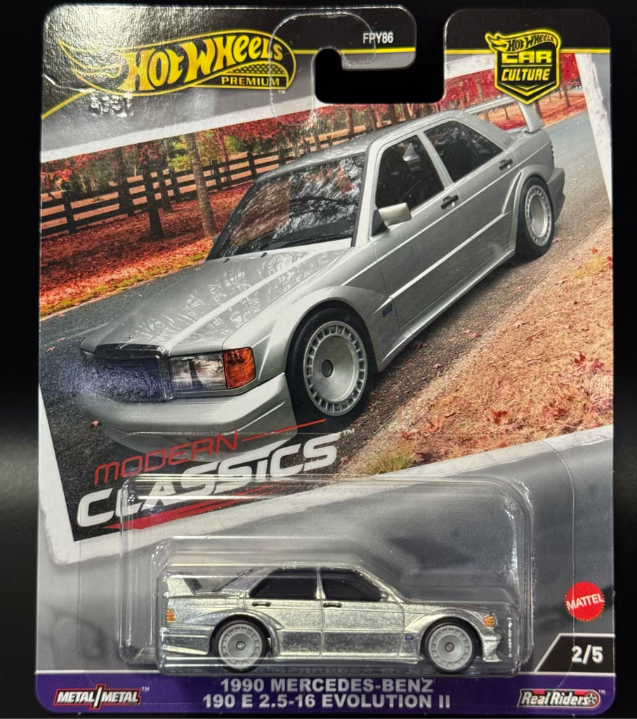 2024 Hot Wheels Premium Modern Classics - 1990 Mercedes-Benz 190 E 2.5 Evolution II