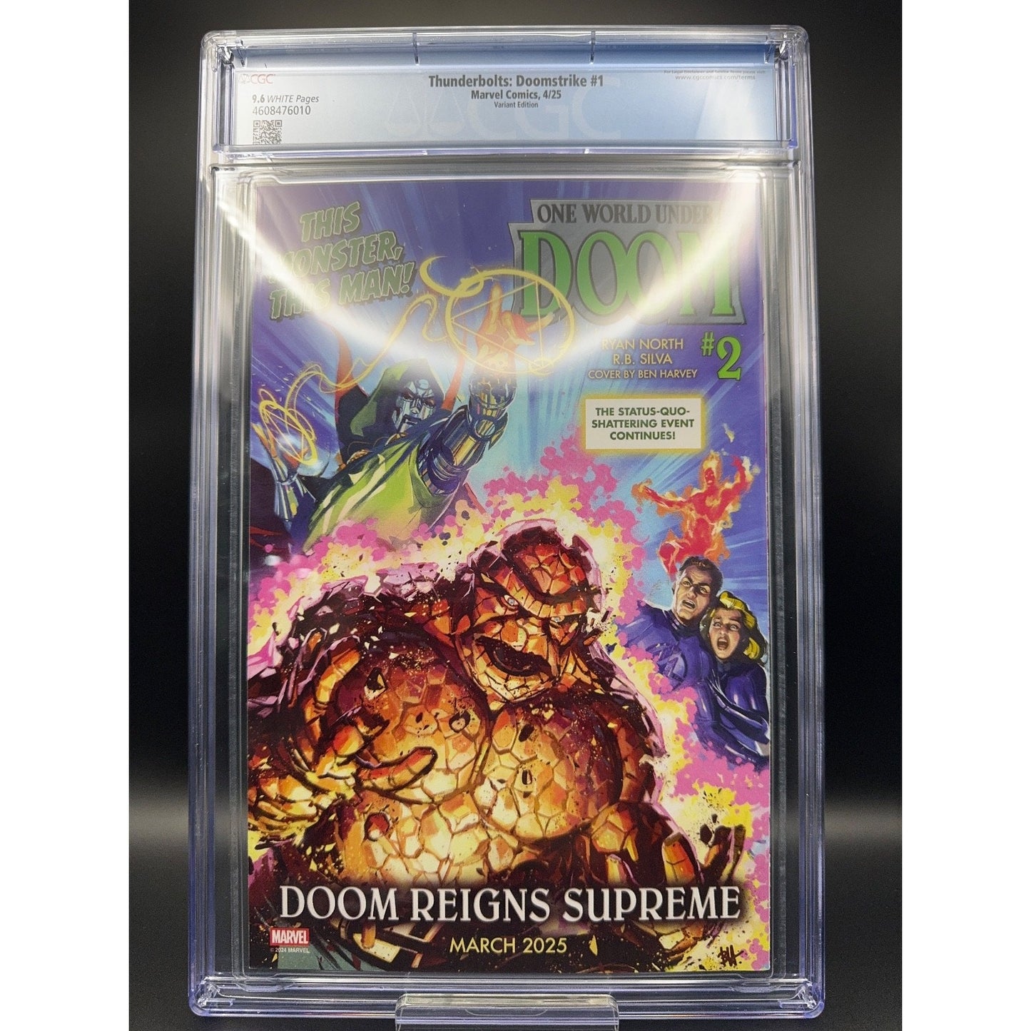 Marvel Thunderbolts Doomstrike #1 CGC 9.6 4/2025 Ivan Tao Variant