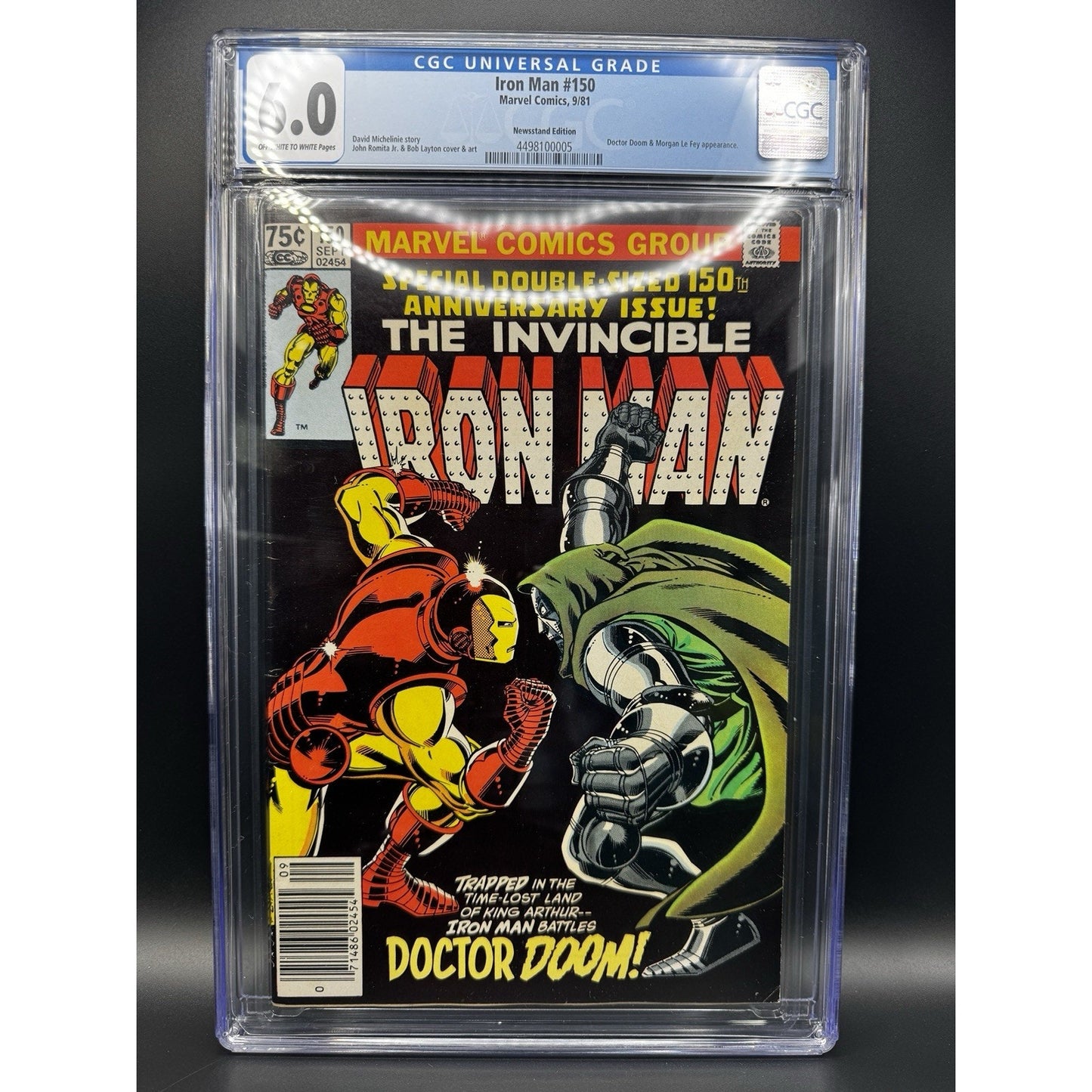 Iron Man #150 (Marvel Comics September 1981) CGC 6.0