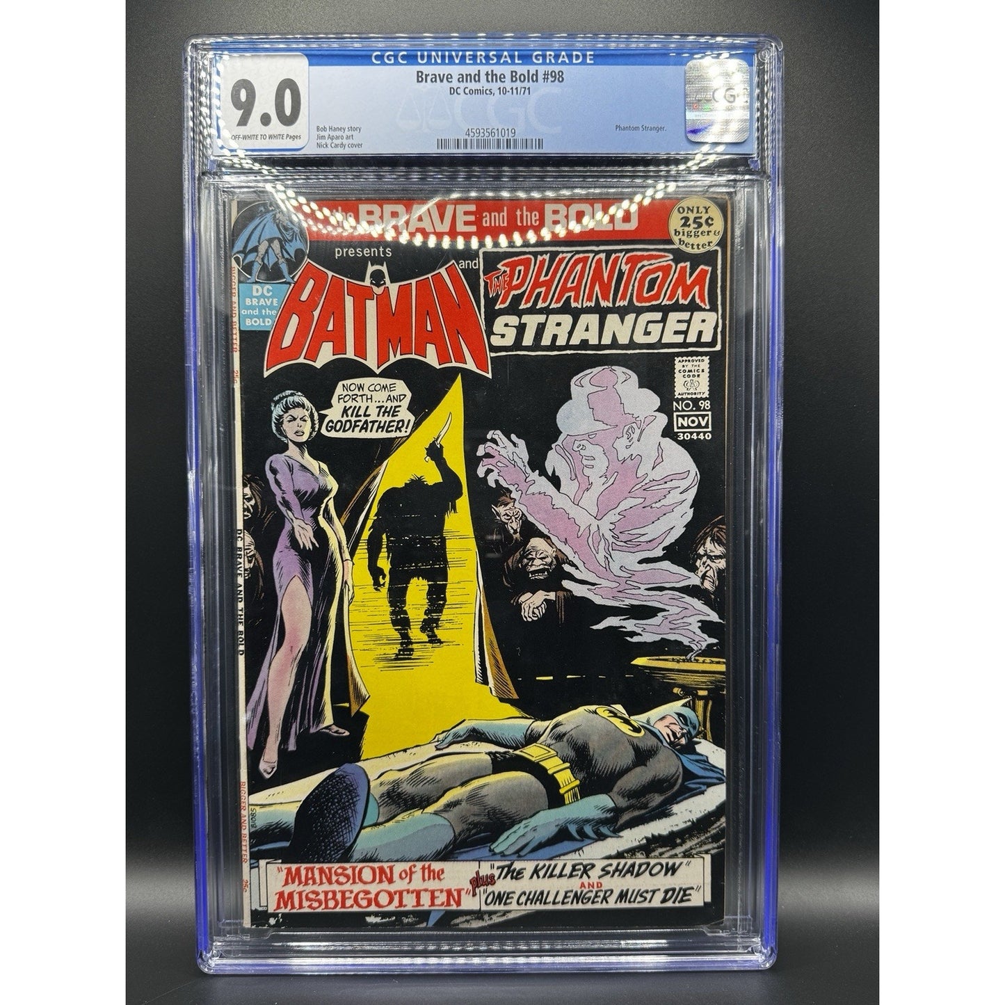 Brave and the Bold #98 Presents Batman 1971 CGC 9.0