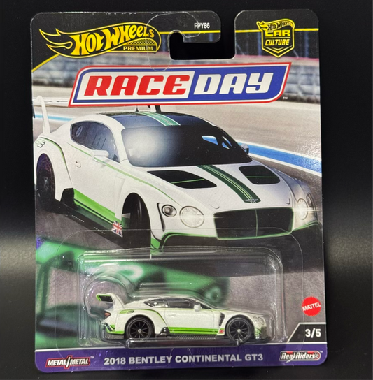 2018 Bentley Continental GT3 * 2024 Hot Wheels RACE DAY Car Culture Case D