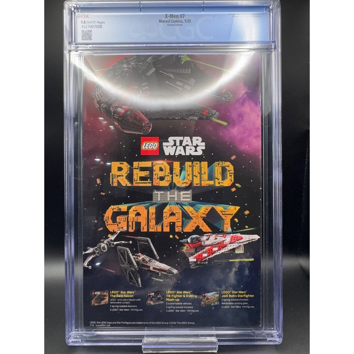 X-MEN #7 CGC 9.8 Jones Psylocke Cover