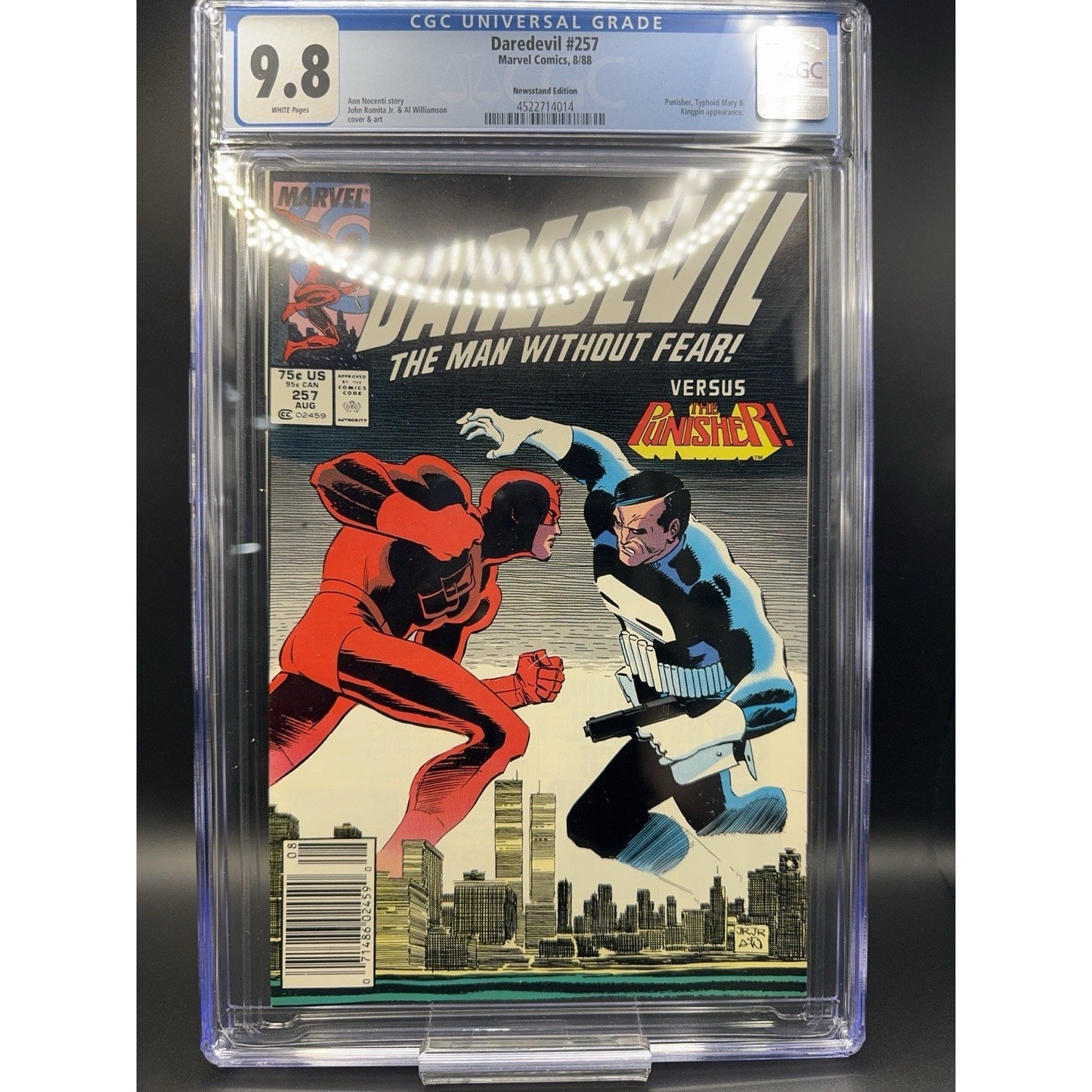 Daredevil #257 1988 Newstand Edition CGC 9.8