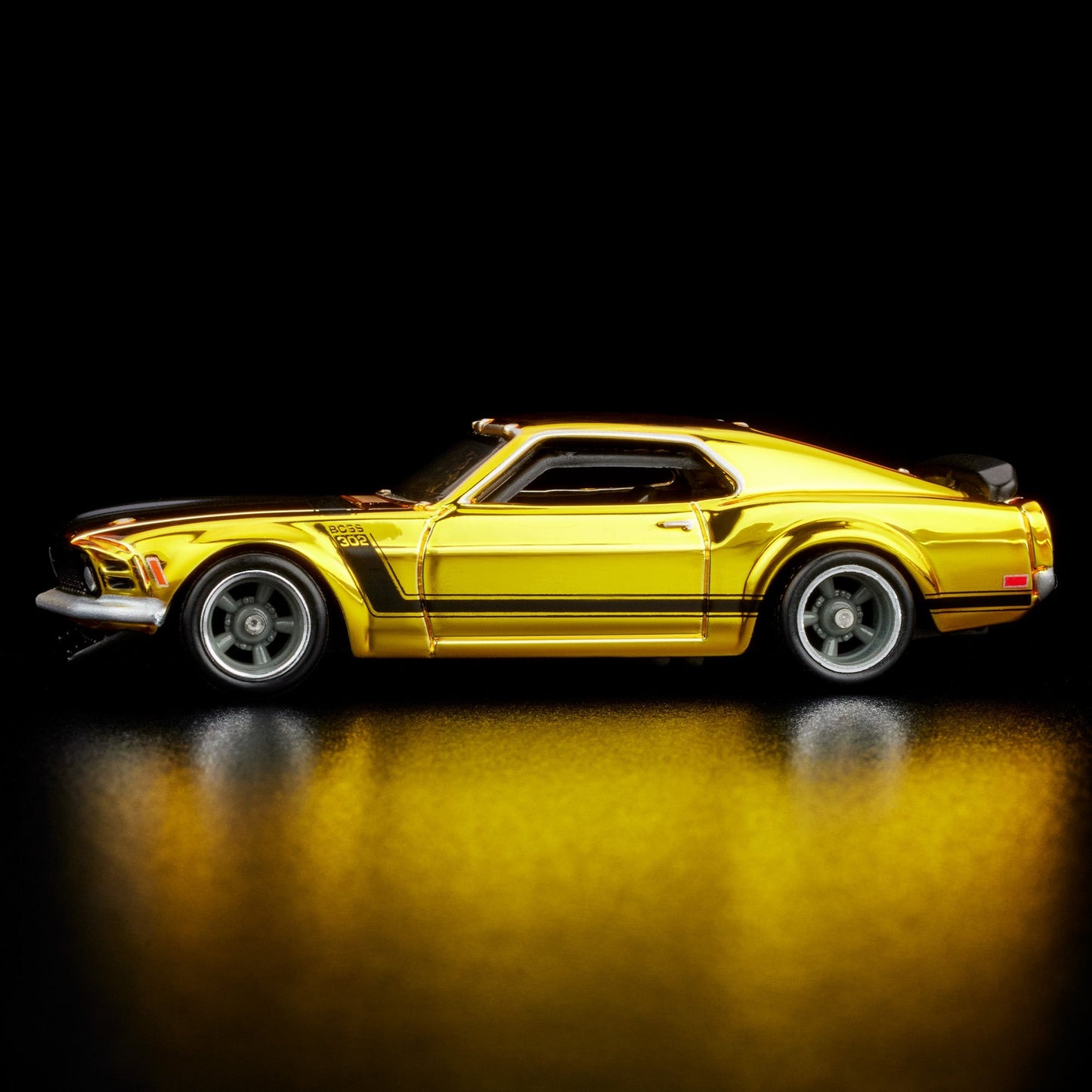 Hot Wheels RLC Exclusive 1970 Ford Mustang Boss 302 - Gold
