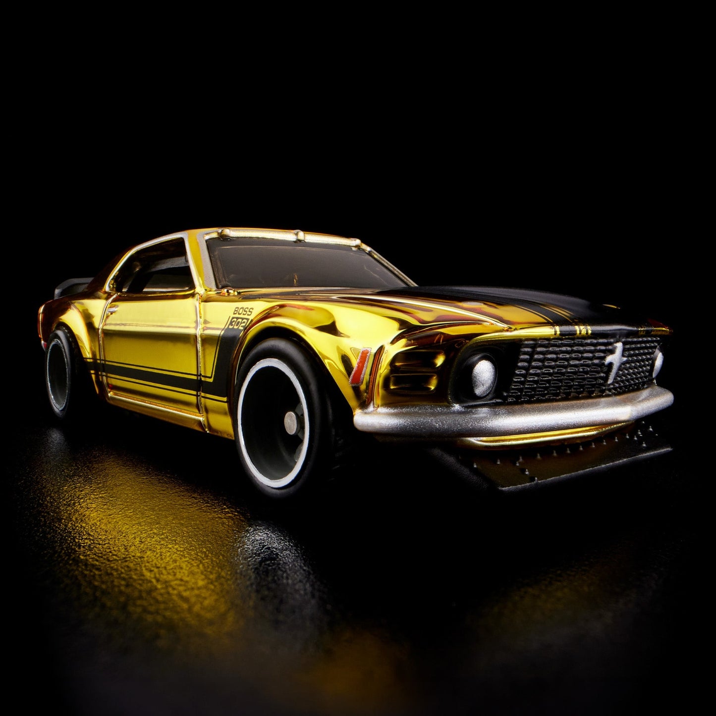 Hot Wheels RLC Exclusive 1970 Ford Mustang Boss 302 - Gold