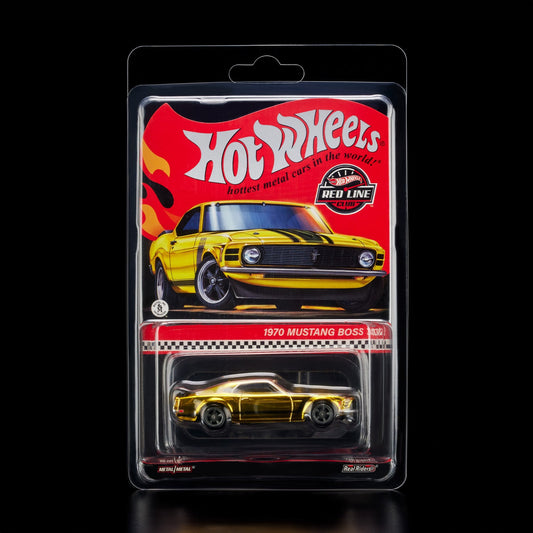 Hot Wheels RLC Exclusive 1970 Ford Mustang Boss 302 - Gold