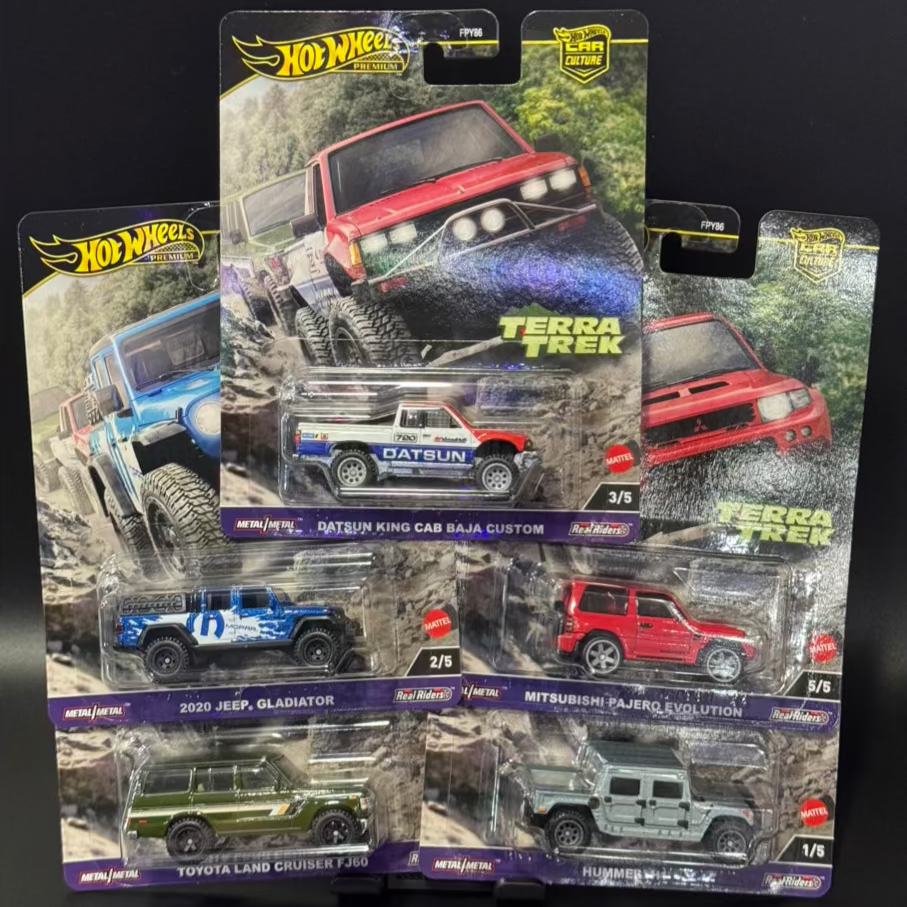 2024 Hot Wheels Premium Car Culture Terra Trek - Complete Set Of 5