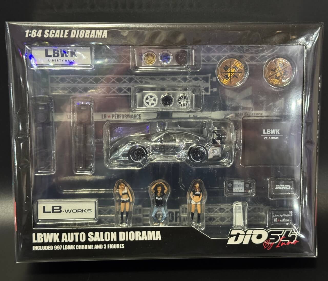 1/64 INNO INNO64 LBWK X INNO Auto Salon Diorama  DIO64-001 NEW Sealed