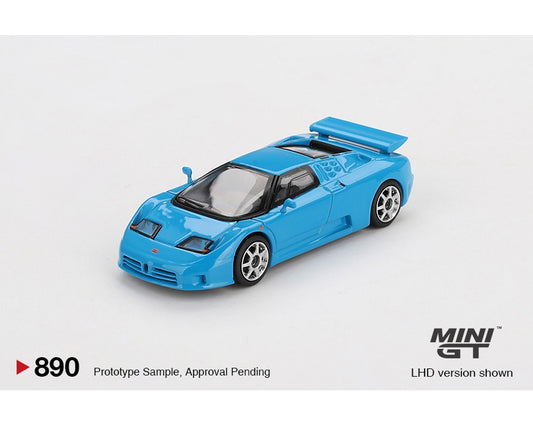 (COMING SOON) Mini GT 1:64 Bugatti EB110 Super Sport – Blue